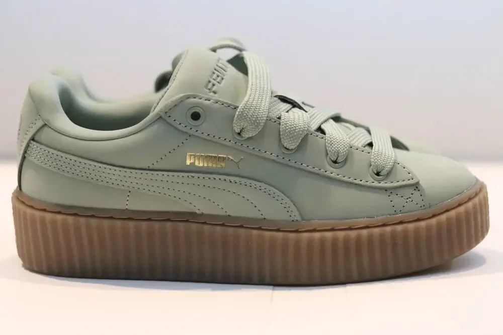 Puma Creeper Phatty Rihanna Sz 8 - Green Fog